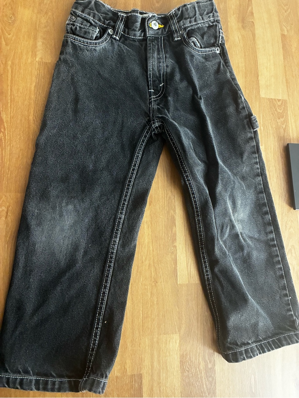 Levi's Kids Black Washed Jeans